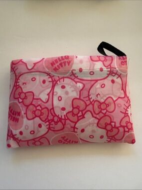 Hello Kitty Pink Graphic Wristlet Pouch